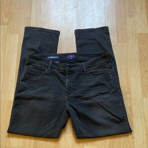 NYDJ Women's Sheri Slim Grey Washed Jeans